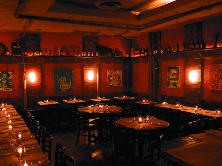 In 2002 I had an exhibition in a restaurant in New York